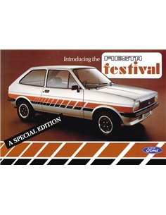 1981 FORD FIESTA FESTIVAL BROCHURE ENGLISH