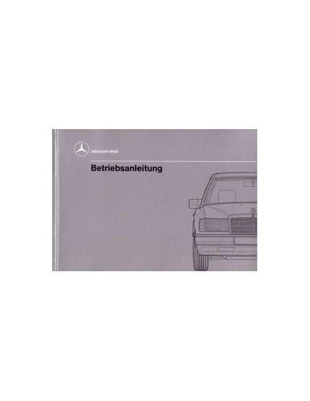 1992 MERCEDES BENZ E KLASSE T INSTRUCTIEBOEKJE DUITS