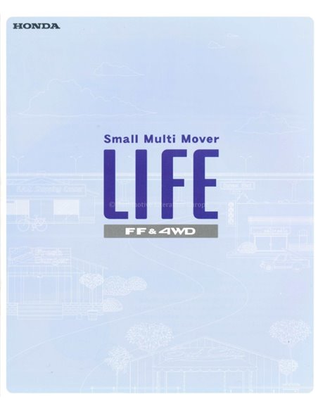 2000 HONDA LIFE BROCHURE JAPANS