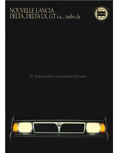 1986 LANCIA DELTA PROSPEKT FRANZÖSISCH