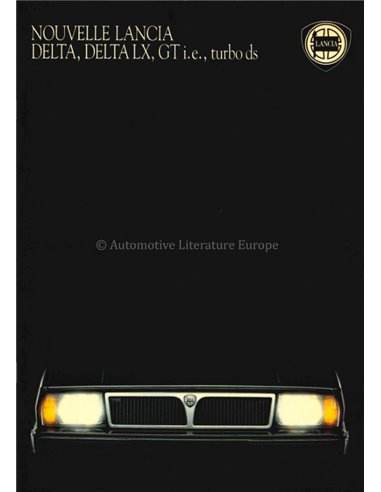 1986 LANCIA DELTA BROCHURE FRANS
