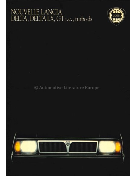 1986 LANCIA DELTA BROCHURE FRANS