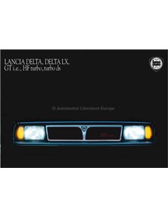 1989 LANCIA DELTA PROSPEKT ITALIENISCH