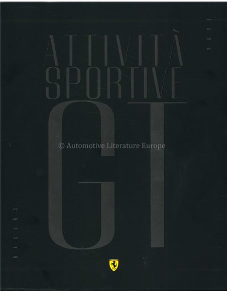 2020 FERRARI RACING ACTIVITIES YEARBBOOK ITALIAN / ENGLISH