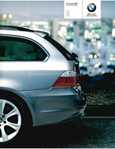 2004 BMW 5 SERIES TOURING BROCHURE DUTCH