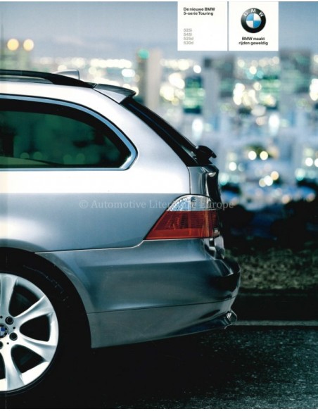 2004 BMW 5ER TOURING PROSPEKT DUTCH