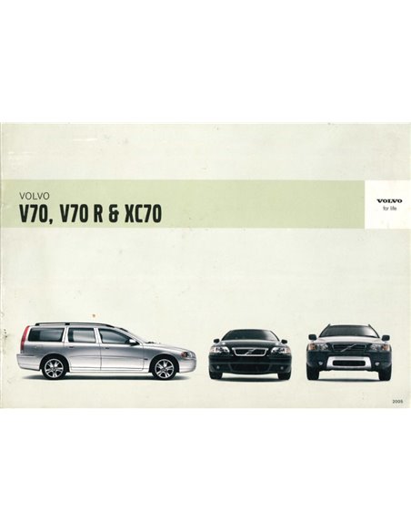 2005 VOLVO V70 R & XC70 OWNERS MANUAL FRENCH