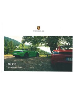 2021  PORSCHE 718 BOXTER & CAYMAN HARDCOVER BROCHURE NEDERLANDS