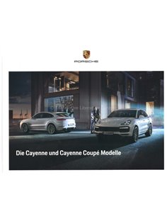 2022 PORSCHE CAYENNE & CAYENNE COUPE HARDBACK BROCHURE GERMAN