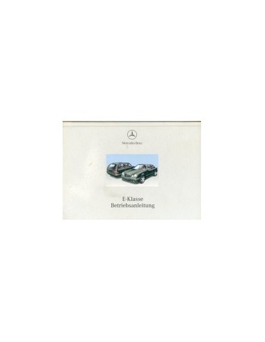 1999 MERCEDES BENZ E KLASSE INSTRUCTIEBOEKJE DUITS