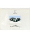 1999 MERCEDES BENZ E KLASSE INSTRUCTIEBOEKJE DUITS