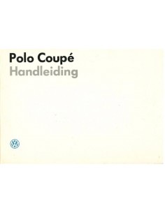 1986 VOLKSWAGEN POLO COUPE BETRIEBSANLEITUNG NIEDERLÄNDISCH