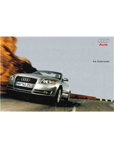 2005 AUDI A4 CABRIOLET BROCHURE NEDERLANDS