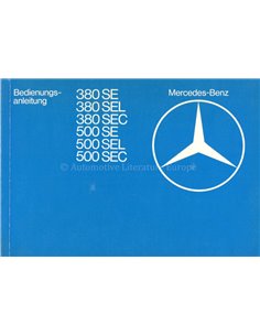 1982 MERCEDES BENZ S CLASS OWNERS MANUAL DUTCH