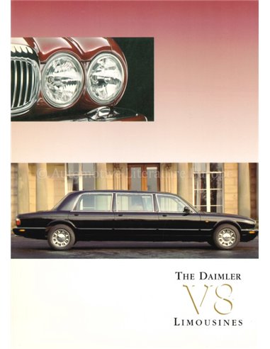 2000 DAIMLER V8 LIMOUSINE PROSPEKT ENGLISCH