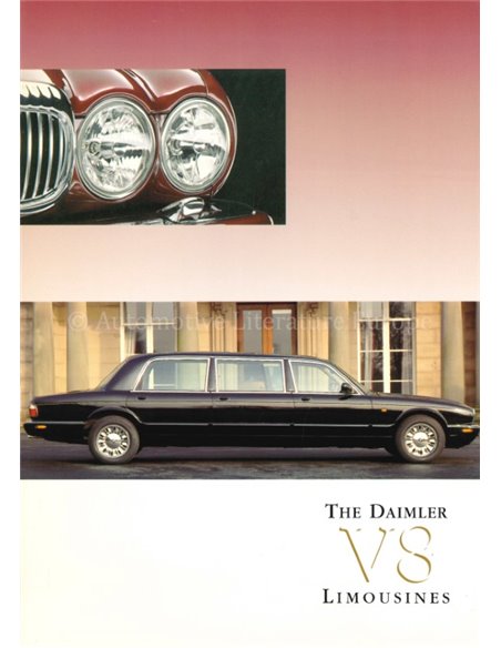 2000 DAIMLER V8 LIMOUSINE PROSPEKT ENGLISCH