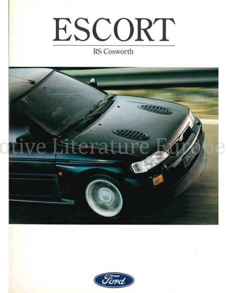1992 FORD ESCORT RS COSWORTH BROCHURE DUITS