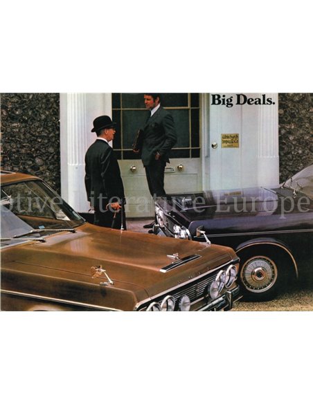 1970 FORD ZODIAC AND ESTATE BROCHURE ENGLISH