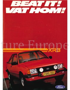 1982 FORD XR3 BROCHURE ZUID AFRIKAANS