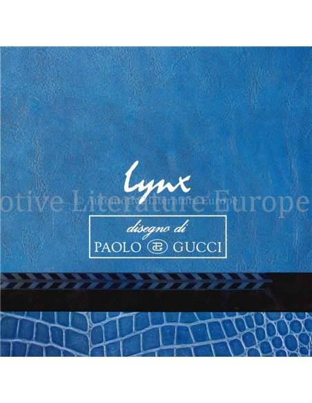 1987 LYNX-GUCCI EVENTER BROCHURE ENGELS
