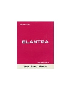 2004 HYUNDAI ELANTRA WERKPLAATSHANDBOEK ORIGINEEL 1/2