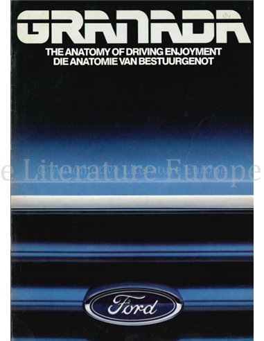 1984 FORD GRANADA BROCHURE ZUID AFRIKAANS