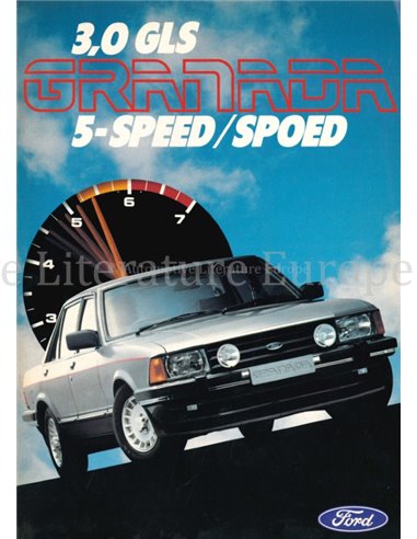 1984 FORD GRANADA 5 SPEED BROCHURE SOUTH AFRICAN
