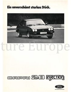 1981 FORD CAPRI PROSPEKT DEUTSCH