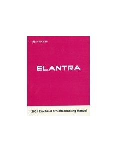 2001 HYUNDAI ELANTRA ELECTRISCH SCHEMA HANDBOEK ENGELS