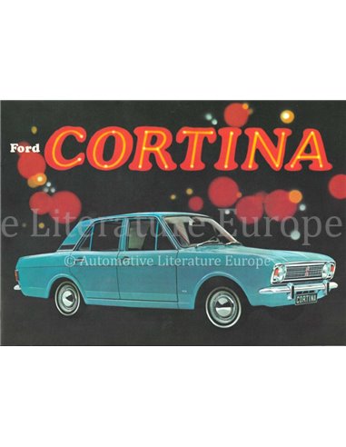 1967 FORD CORTINA BROCHURE DUITS