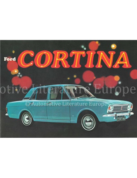 1967 FORD CORTINA BROCHURE GERMAN