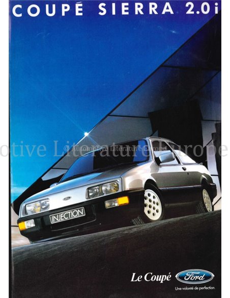 1985 FORD SIERRA 2.0I BROCHURE FRENCH