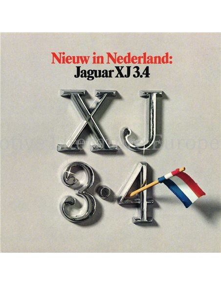 1979 JAGUAR XJ SERIES II BROCHURE NEDERLANDS