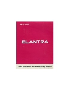2004 HYUNDAI ELANTRA ELECTRISCH SCHEMA HANDBOEK ENGELS