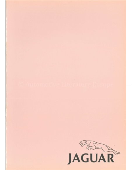 1982 JAGUAR XJ6 BROCHURE ENGLISH