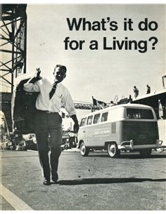 1966 VOLKSWAGEN VANS PROSPEKT ENGLISCH