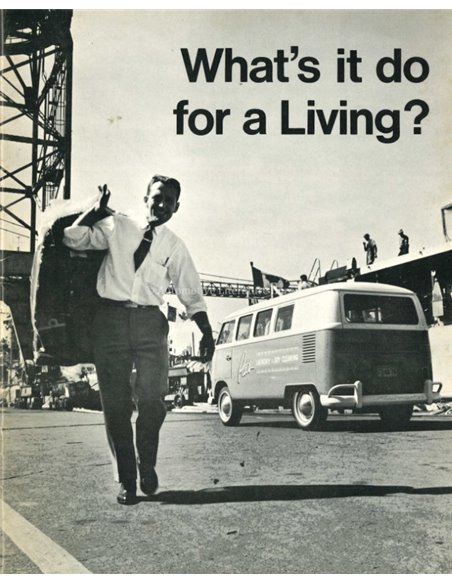 1966 VOLKSWAGEN VANS BROCHURE ENGLISH