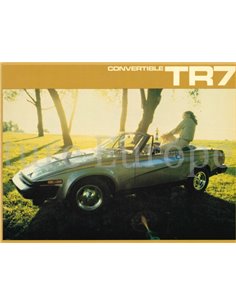 1990 TRIUMPH TR7 CONVERTIBLE BROCHURE ENGLISH