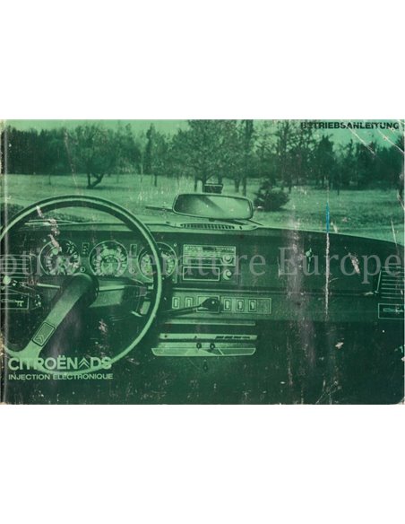 1973 CITROEN DS 23 OWNERS MANUAL GERMAN