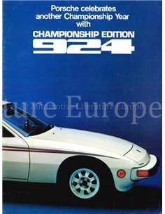 1976 PORSCHE 928 BROCHURE ENGELS