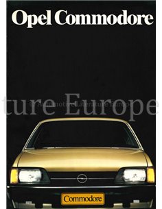 1982 OPEL COMMODORE PROSPEKT DEUTSCH