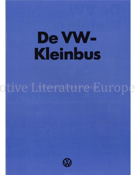 1975 VOLKSWAGEN KLEINBUS BROCHURE NEDERLANDS