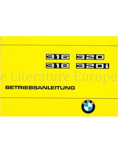 1975 BMW 3ER BETRIEBSANLEITUNG DEUTSCH