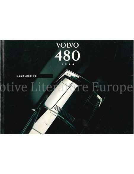 1994 VOLVO 480 OWNERS MANUAL DUTCH