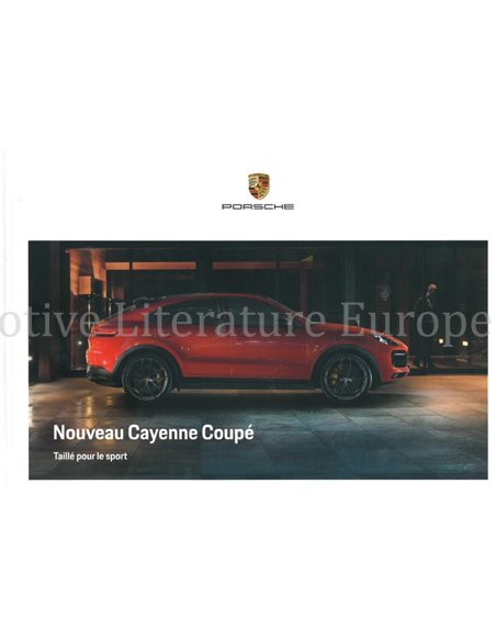 2020 PORSCHE CAYENNE COUPE HARDCOVER BROCHURE FRANS