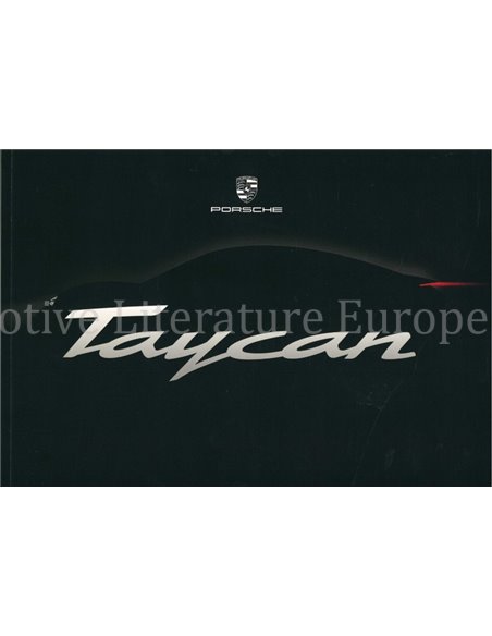 2019 PORSCHE TAYCAN BROCHURE DUTCH