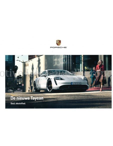 2020 PORSCHE TAYCAN PROSPEKT NIEDERLÄNDISCH