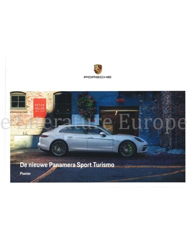 2018 PORSCHE PANAMERA SPORT TURISMO HARDCOVER PROSPEKT NIEDERLÄNDISCH