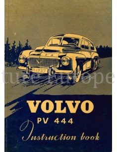1957 VOLVO PV 444 BETRIEBSANLEITUNG ENGLISCH