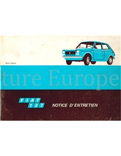 1972 FIAT 127 BETRIEBSANLEITUNG FRANZÖSISCH
